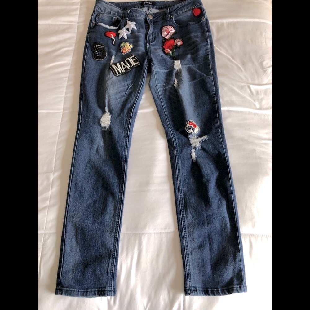 Size 13 Bee & Ceci jeans w/appliqués